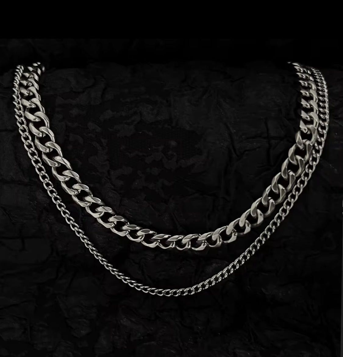 Double Layer Cuban Link Chain