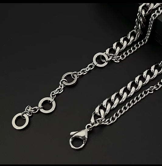 Double Layer Cuban Link Chain