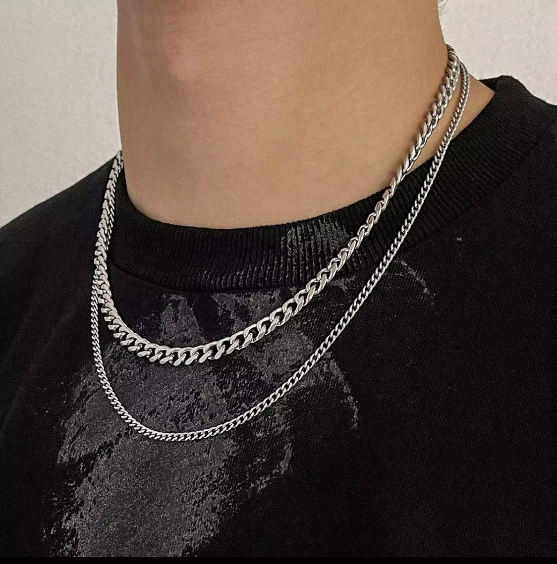 Double Layer Cuban Link Chain