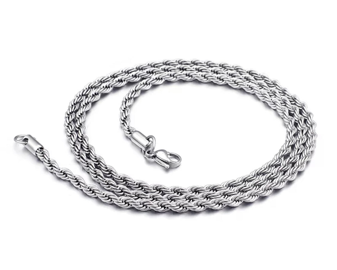 Twisted Rope Chains - 5mm – KAOTIC.AU