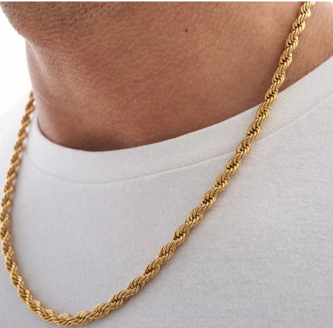 Ti Rope Chain Twisted Rope Chains - 5mm – KAOTIC.AU