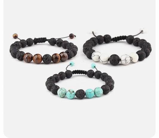 Lava Stone Bead Bracelets