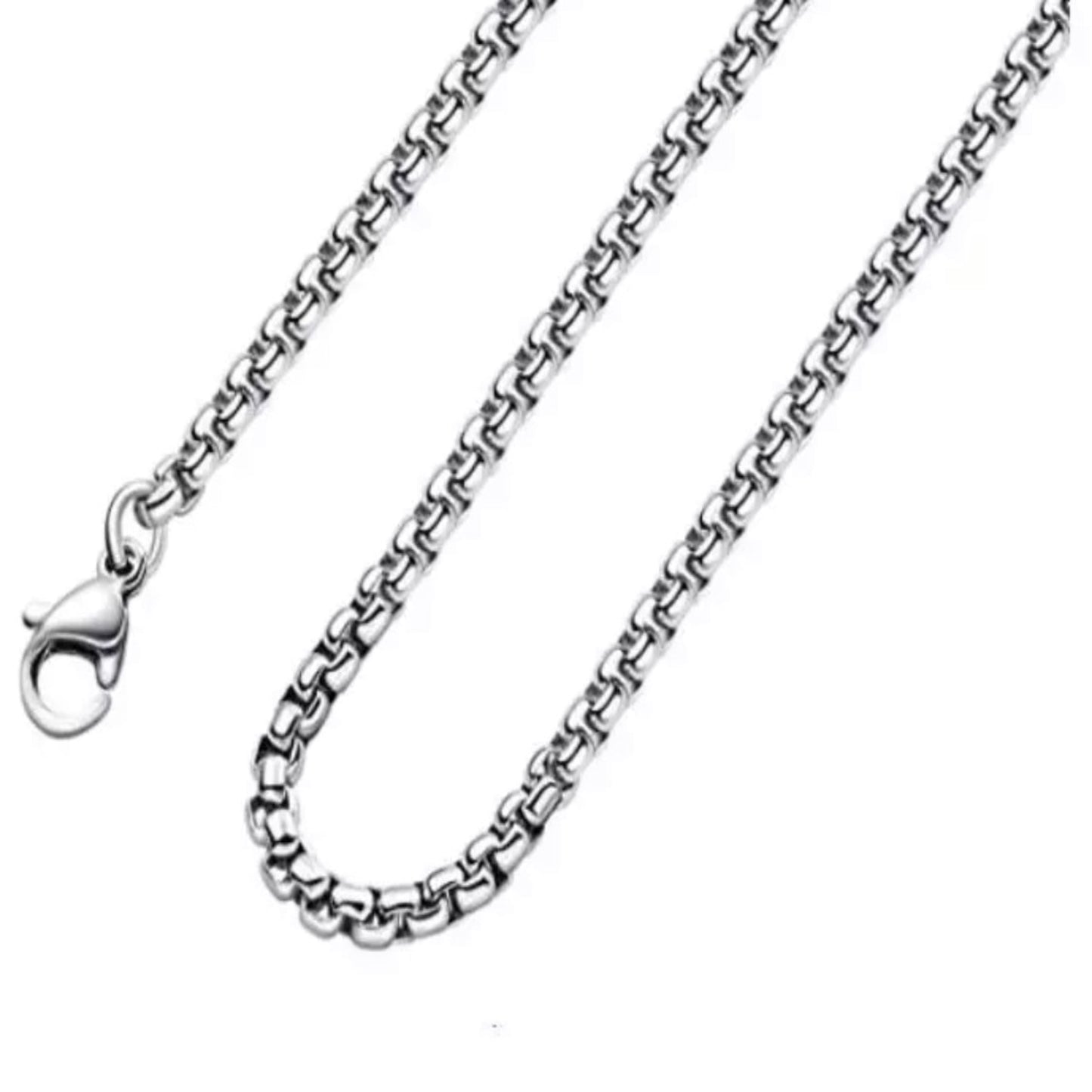 Square Link Chain (Silver) 3mm