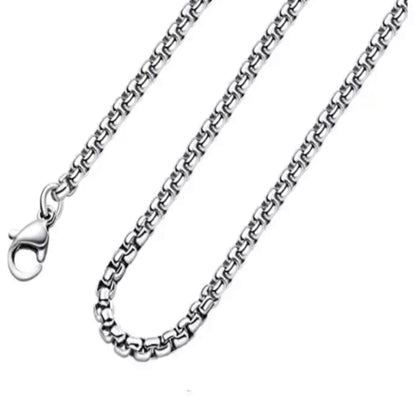 Square Link Chain (Silver) 3mm