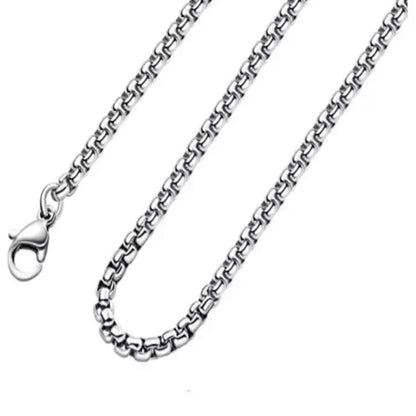 Square Link Chain (Silver) 4mm